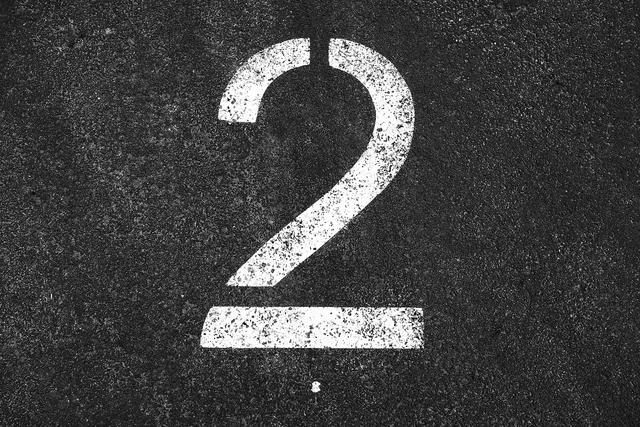 two, 2, number two, number, numeral, digit, symbol, white number two, tarmac, parking lot, parking section, indication, gray digital, gray park, gray numbers, two, two, number two, number two, number two, number two, number two, number, tarmac. Getting striping contractors right the first time
