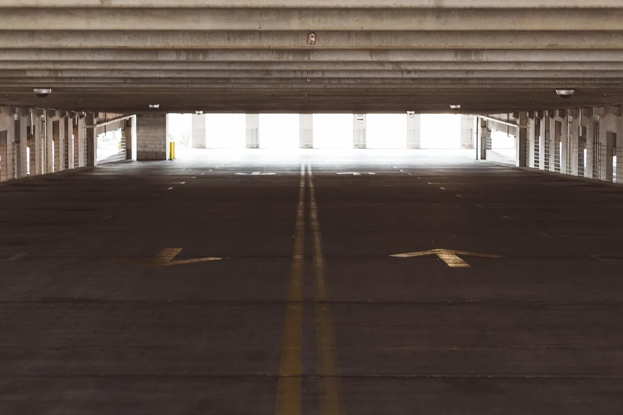 parking, parking deck, parking lot, street, streets, brown street, parking lot, parking lot, parking lot, parking lot, parking lot. ADA parking lot striping requirements: blue lines, hatching, and stall width